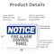 Signmission Fire Alarm Control Panel OSHA Notice Sign, Plastic, 18in W x 12in L, 2PK OS-2PACK-NS-P-1218-L-12521 - alternate 2